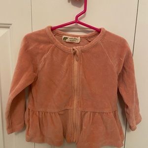 Monica and Andy Velour Jacket - 2T